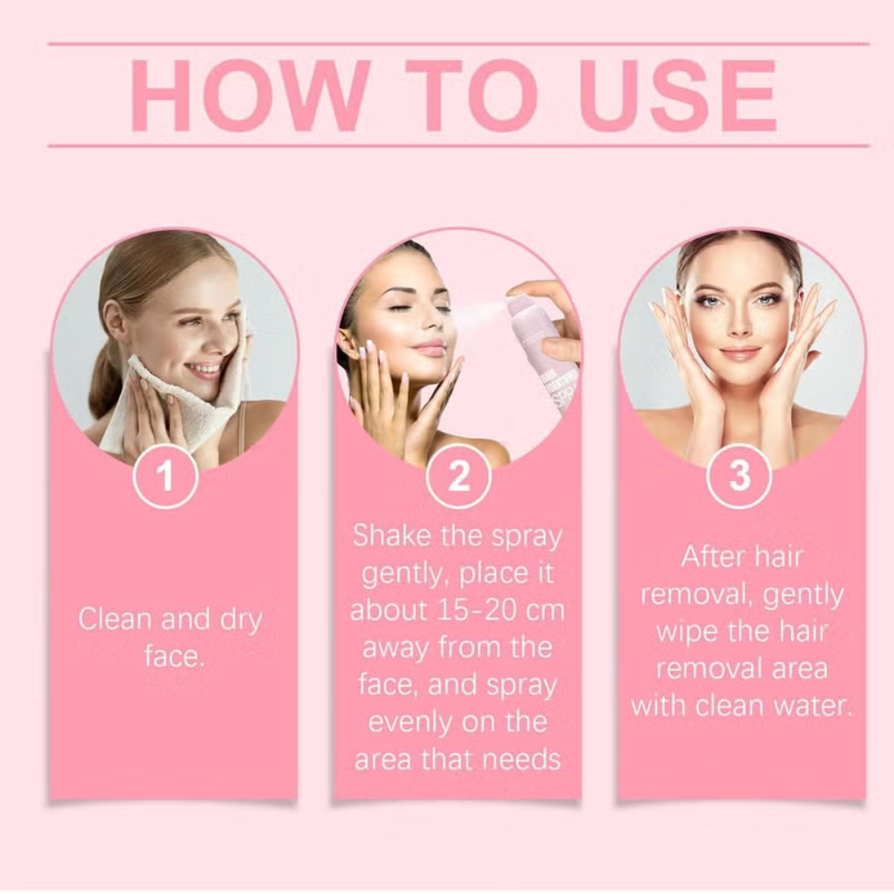 بخاخ تحديد وشيوع الشعر لسهولة الحلاقة - المساعد الذكي لإزالة الشعر بدقة