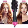 فرشاة وتصفيف الشعر 4 في 1 - مجفف ومصفف بخطوة واحدة لشعر ناعم